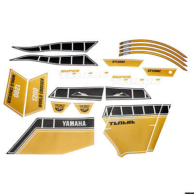 Yamaha Super Tenere XT1200Z Yellow Worldcrosser Sticker Set