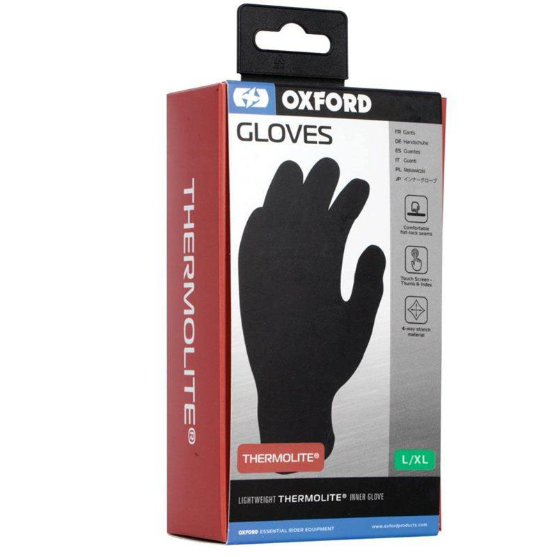 Oxford Inner Gloves Knit Thermolite (Black)