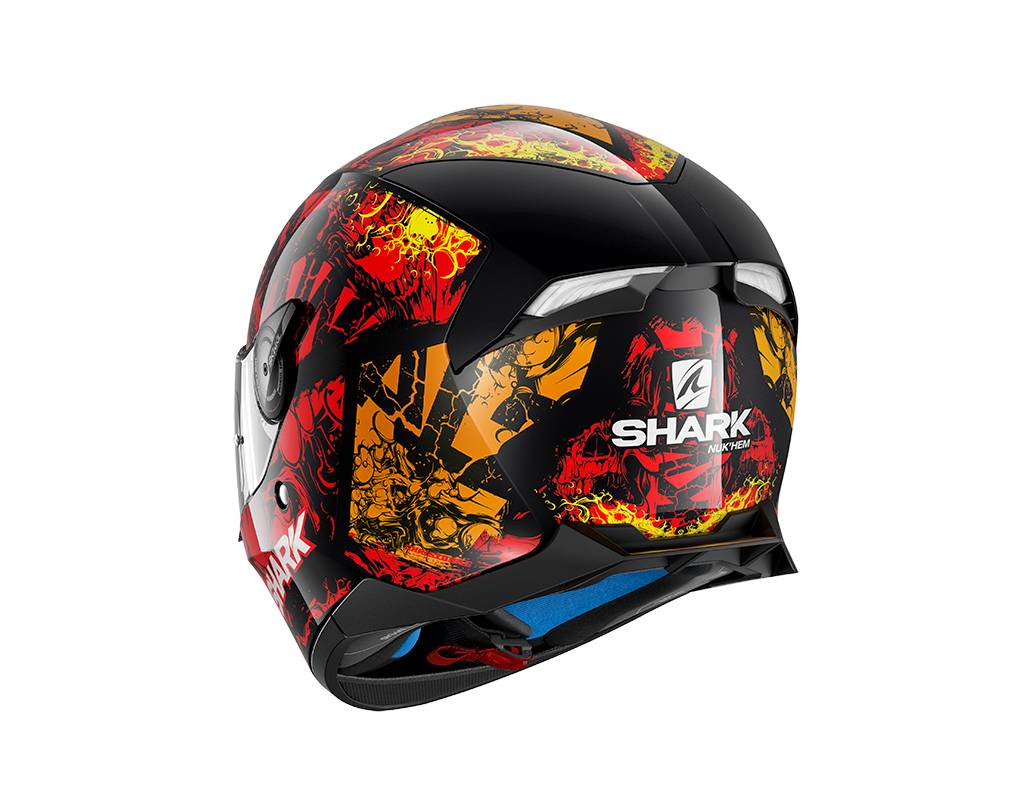 Shark Skwal 2 Nuk'Hem Motorcycle Helmet Red