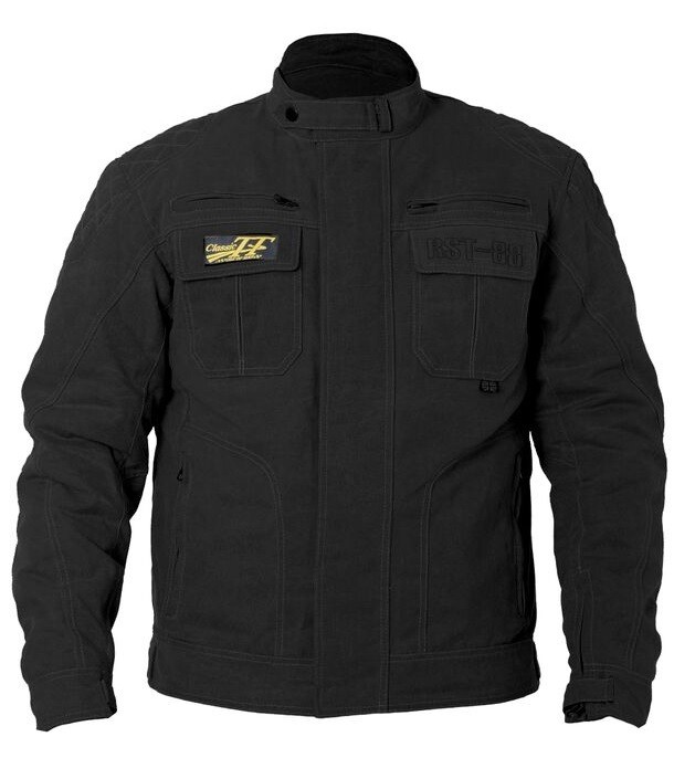RST Isle Of Man Classic TT Wax Short II Jacket Black