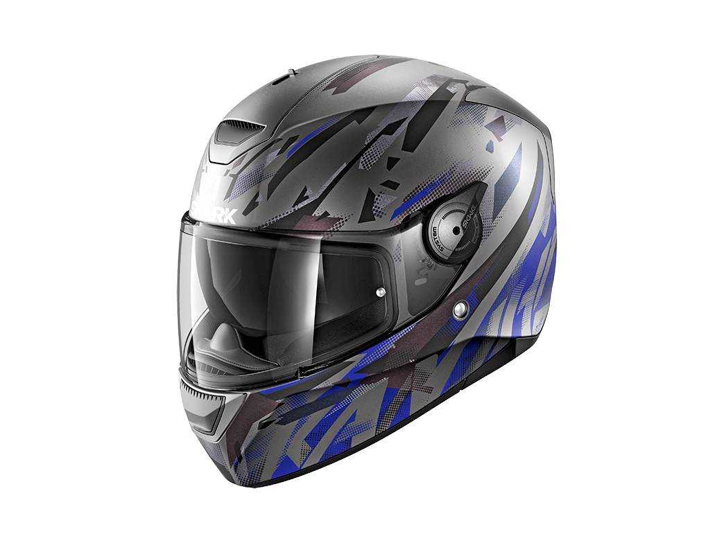 Shark D-Skwal Kanhji Motorcycle Helmet Mat Blue