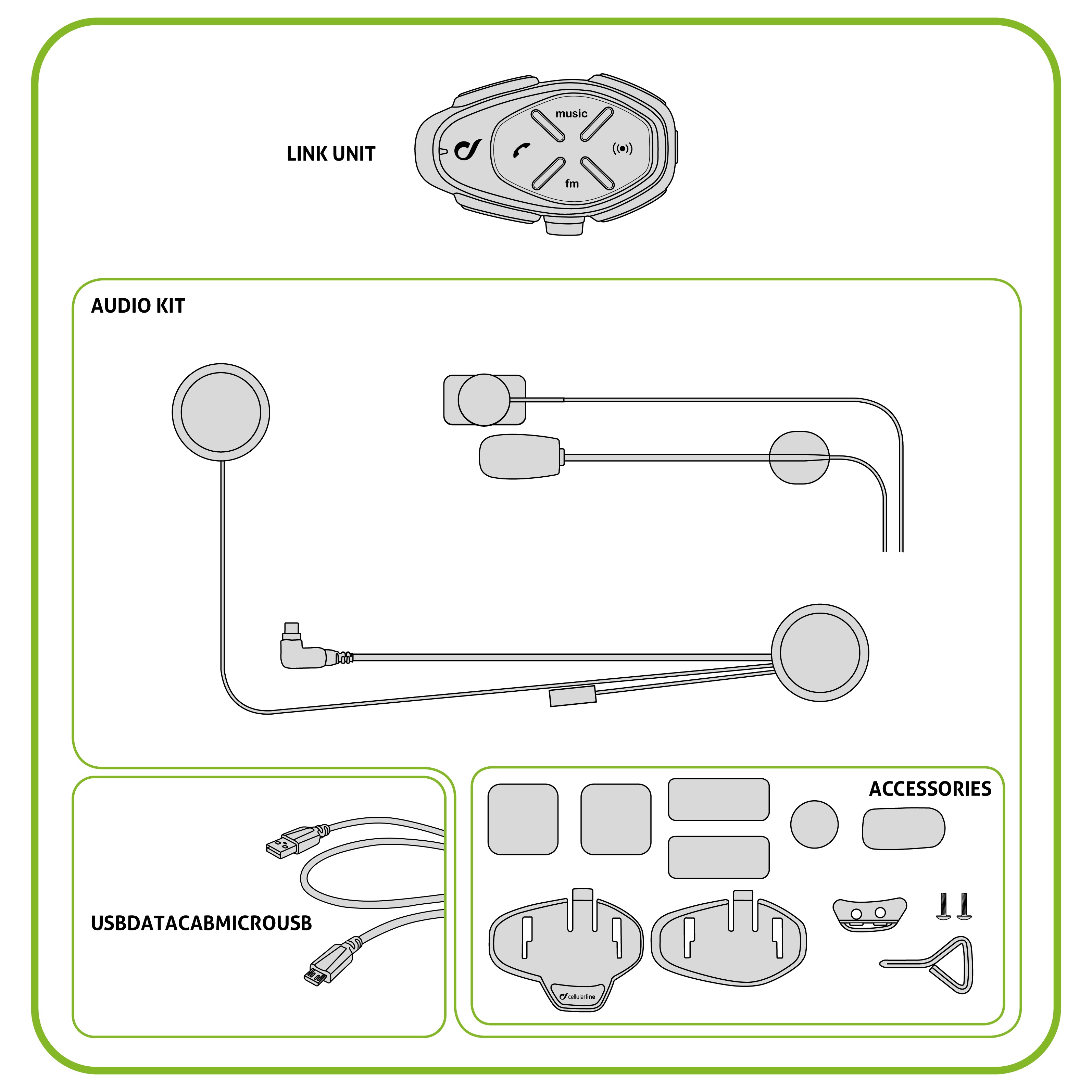 Interphone Link Twin Pack