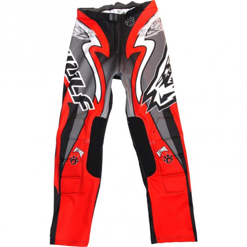 Wulf Cub Trials Pants Red/Blue/Black