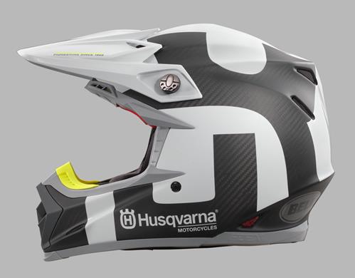 Husqvarna BELL Carbon Moto 9 Flex Railed Helmet