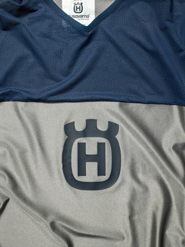 Husqvarna Railed Shirt Blue/Grey