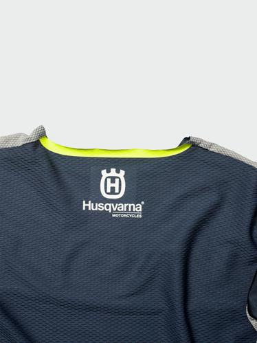 Husqvarna Railed Shirt Blue/Grey