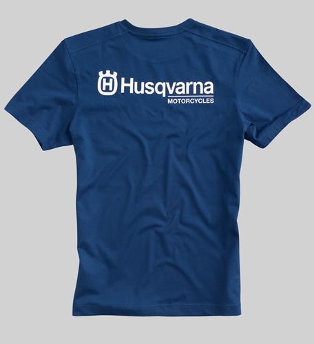 Husqvarna Basic Logo Tee Blue