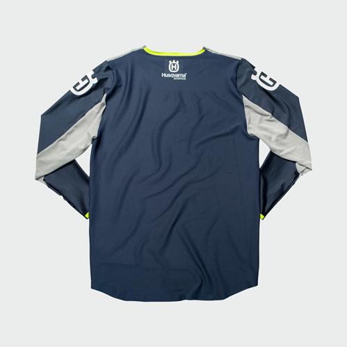 Husqvarna Railed Shirt Blue/Grey