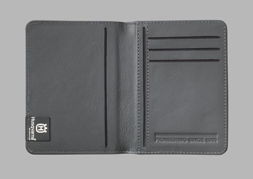 Husqvarna Leather Card Wallet