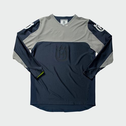 Husqvarna Railed Shirt Blue/Grey