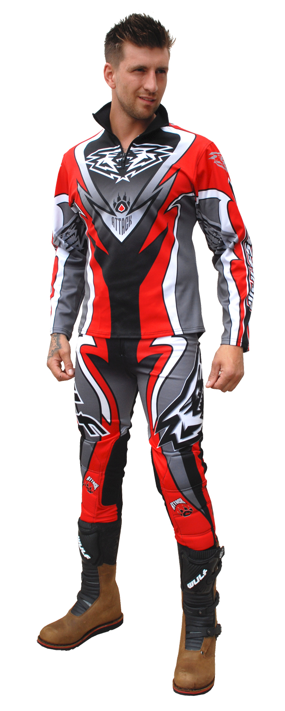 Wulfsport Wulf Trials Shirt Top 2017 Attack Red