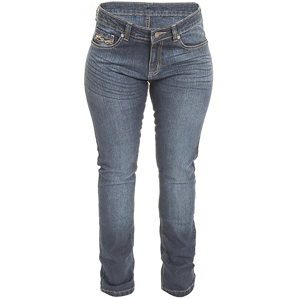 RST Aramid Ladies Straight Leg Jeans Blue