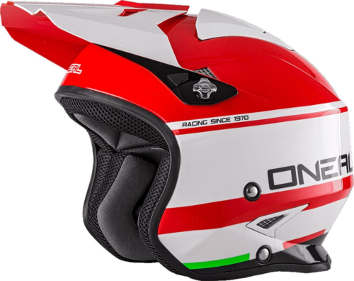 ONEAL Slat Trials Helmet (Black / White/ Red)