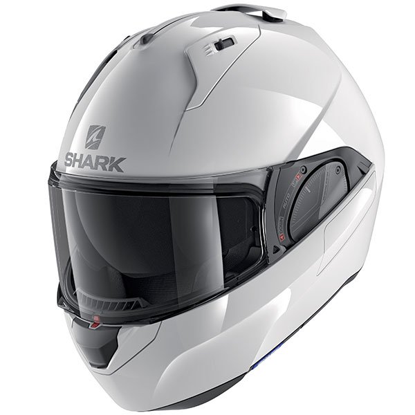 Shark Evo ES Blank Motorcycle Helmet (White)