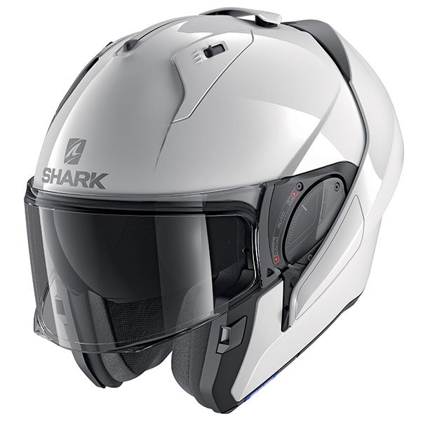 Shark Evo ES Blank Motorcycle Helmet (White)
