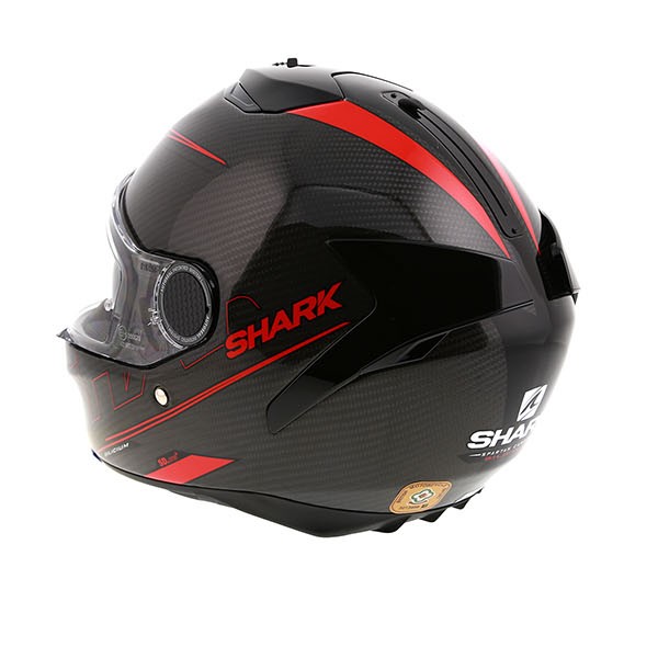 Shark Spartan Carbon Silicium Motorcycle Helmet Red