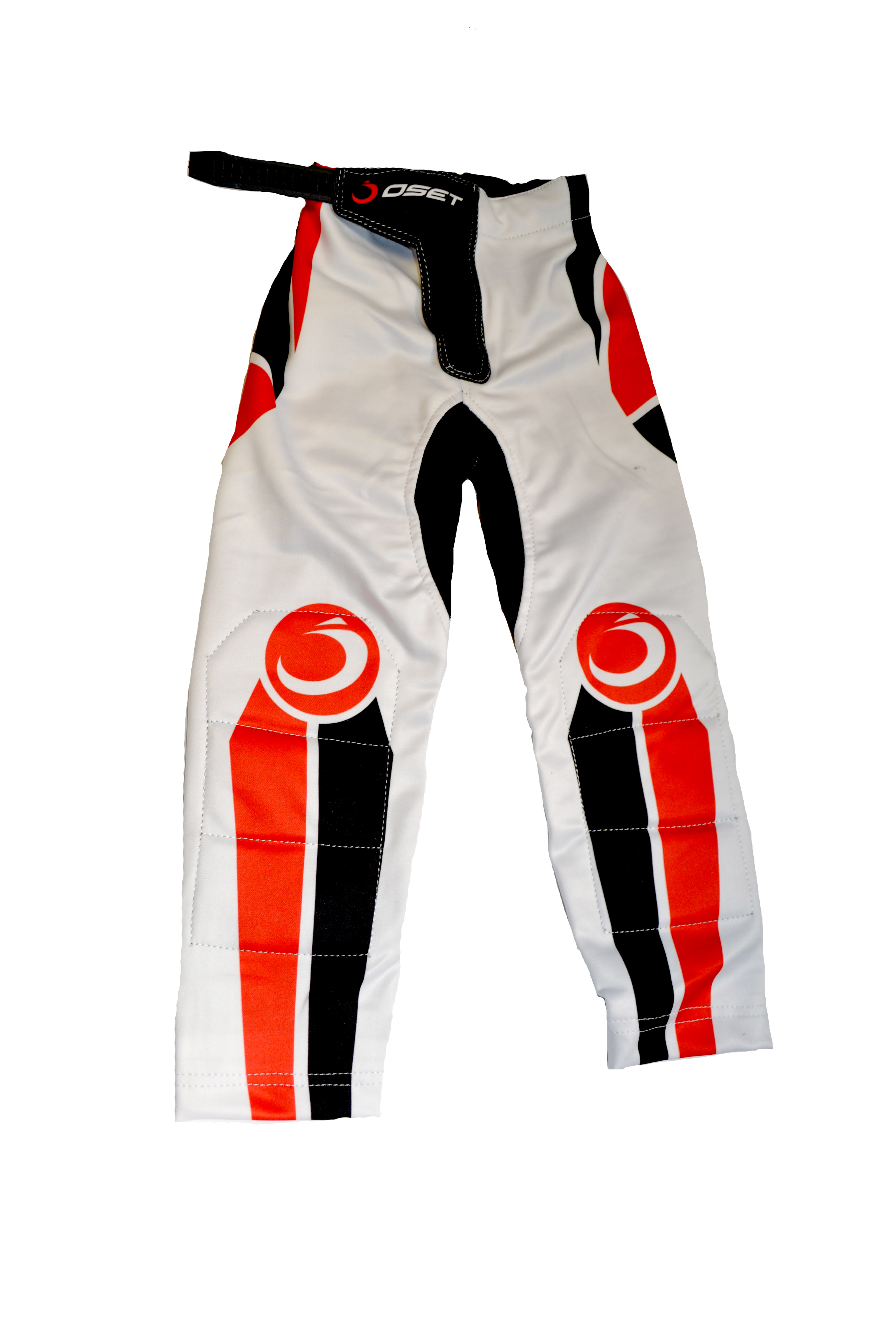 Oset Pro Range Kids Trials Pants/Jersey White/Red LAST OF LINE