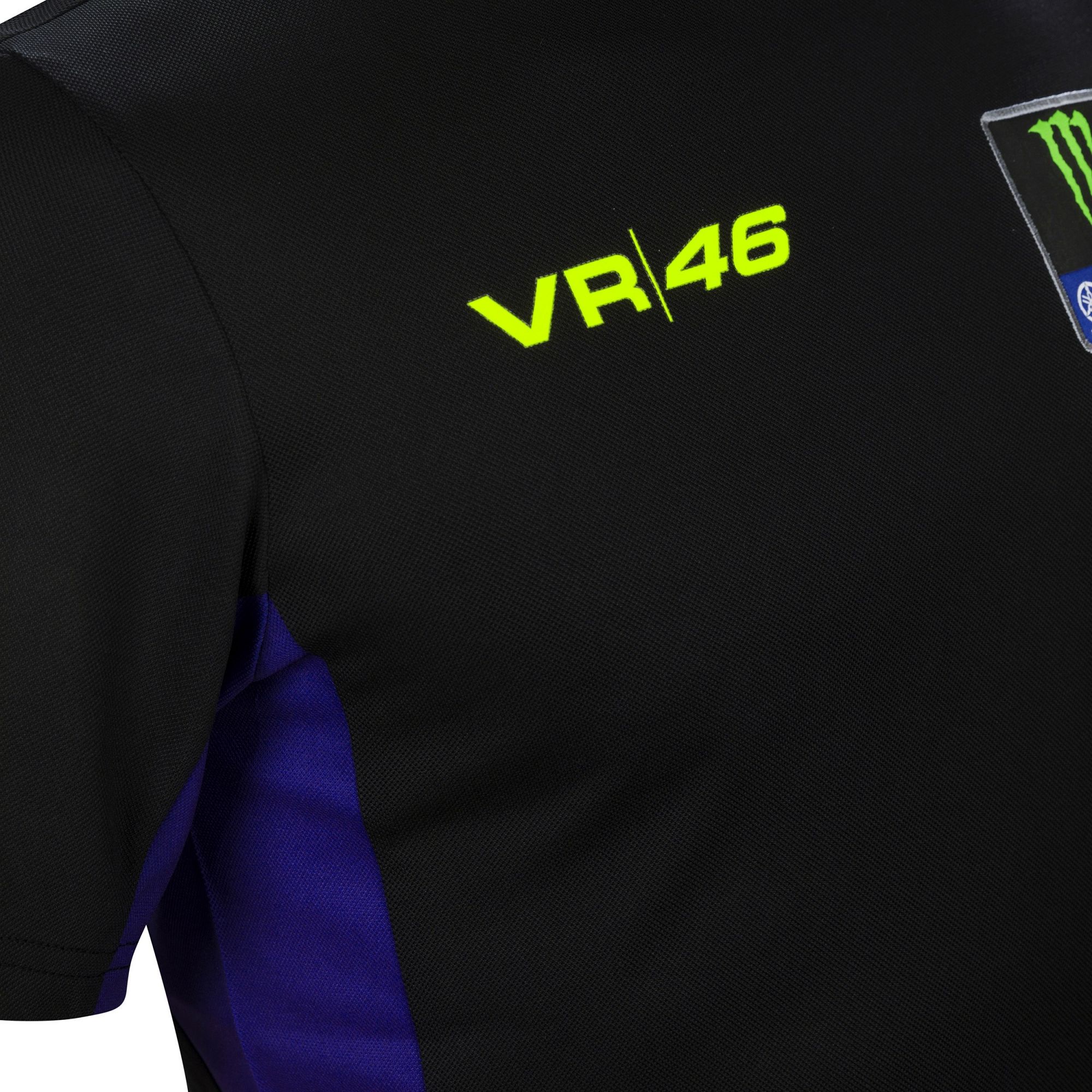 Yamaha VR46 Rossi Mens Black T-Shirt