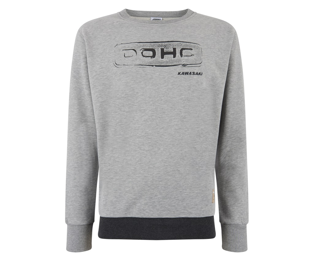 Kawasaki DOHC Sweatshirt - Grey