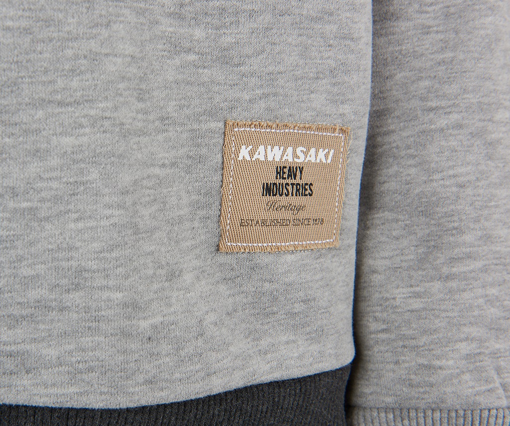 Kawasaki DOHC Sweatshirt - Grey