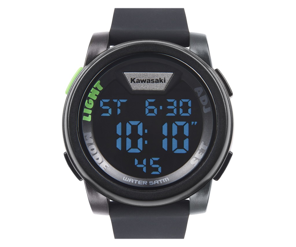 Kawasaki Digital Watch Black