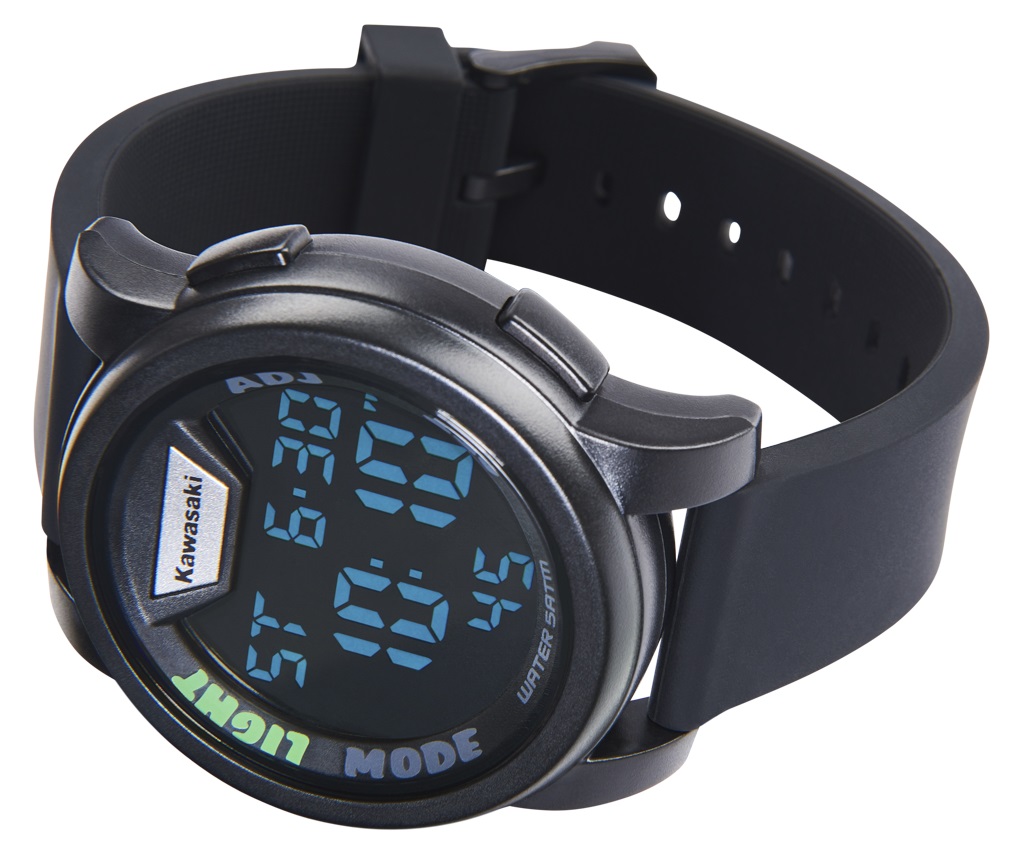 Kawasaki Digital Watch Black