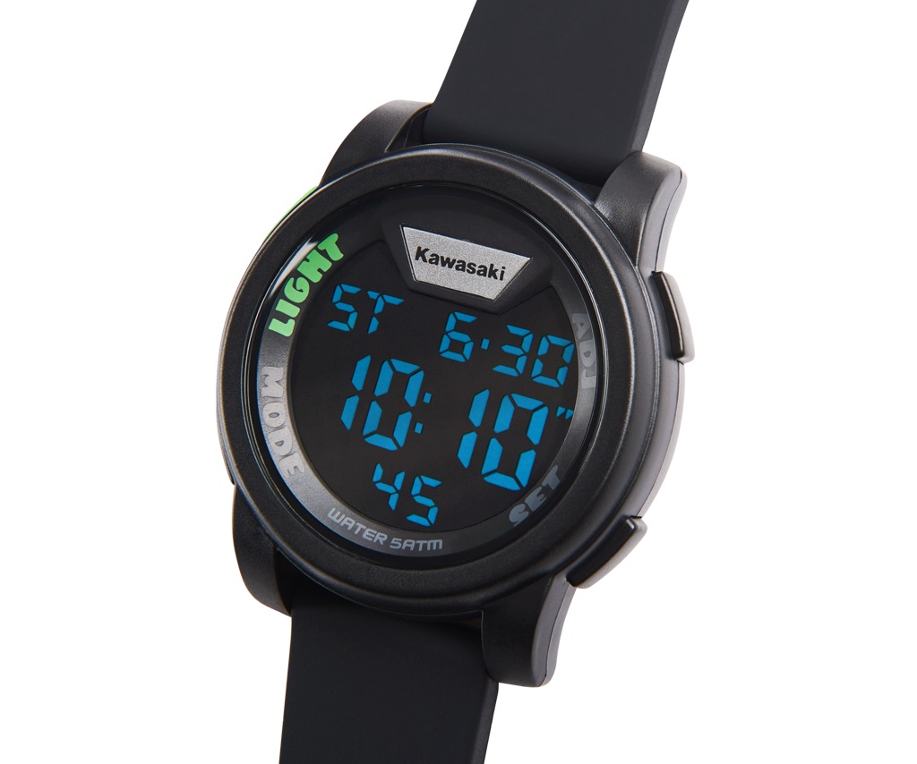 Kawasaki Digital Watch Black