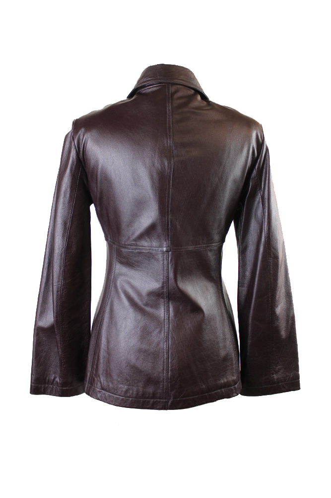 即日発送 bcbgmaxazria 公式ホームページ購入 新品タグ付き Bcbgmaxazria Brown Zip-Up Leather Jacket 4 | eBay