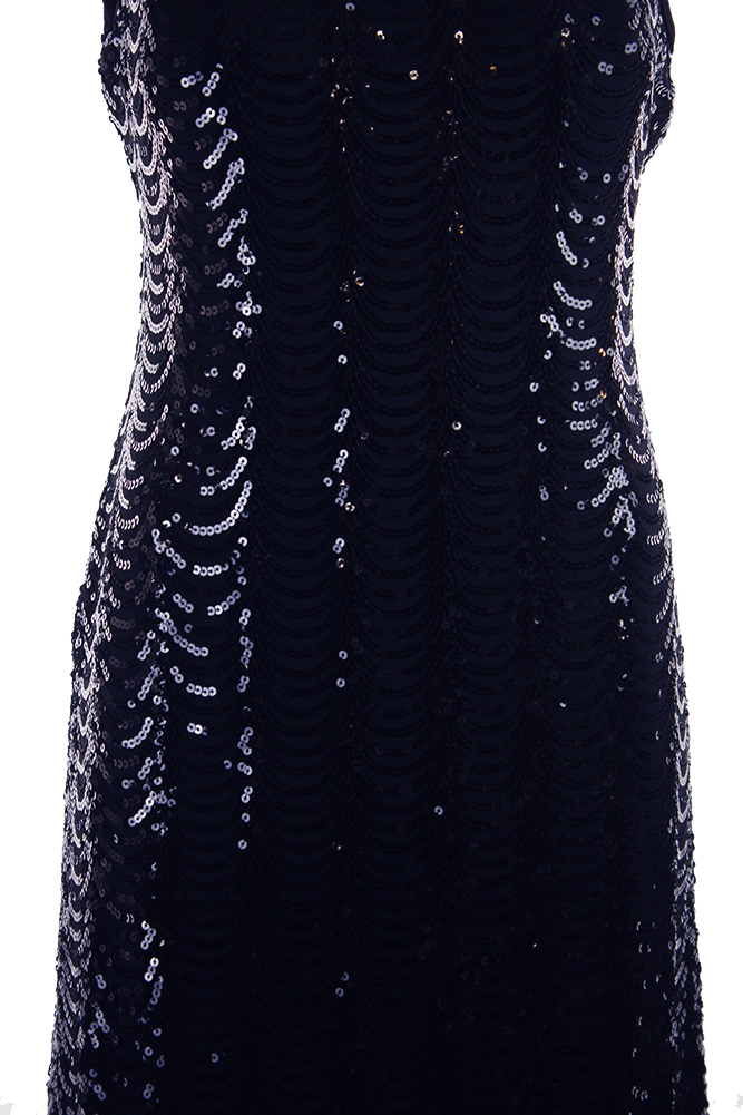 connected apparel navy blue dress Navy Dress