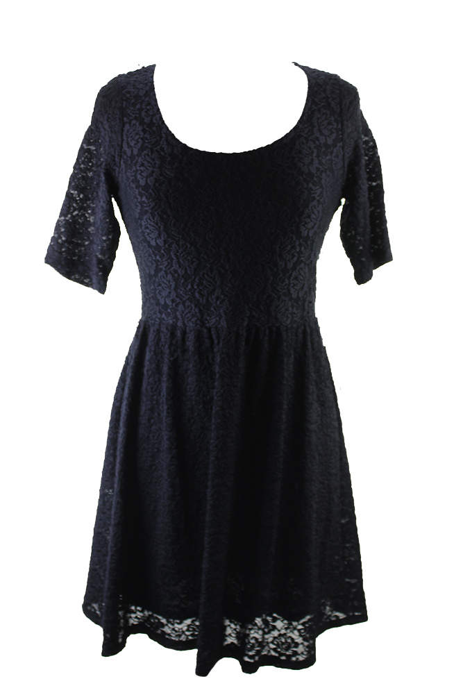 knee length dresses for ladies The Jules Dress in White Chantilly Lace 2 / White Chantilly Lace main image 1