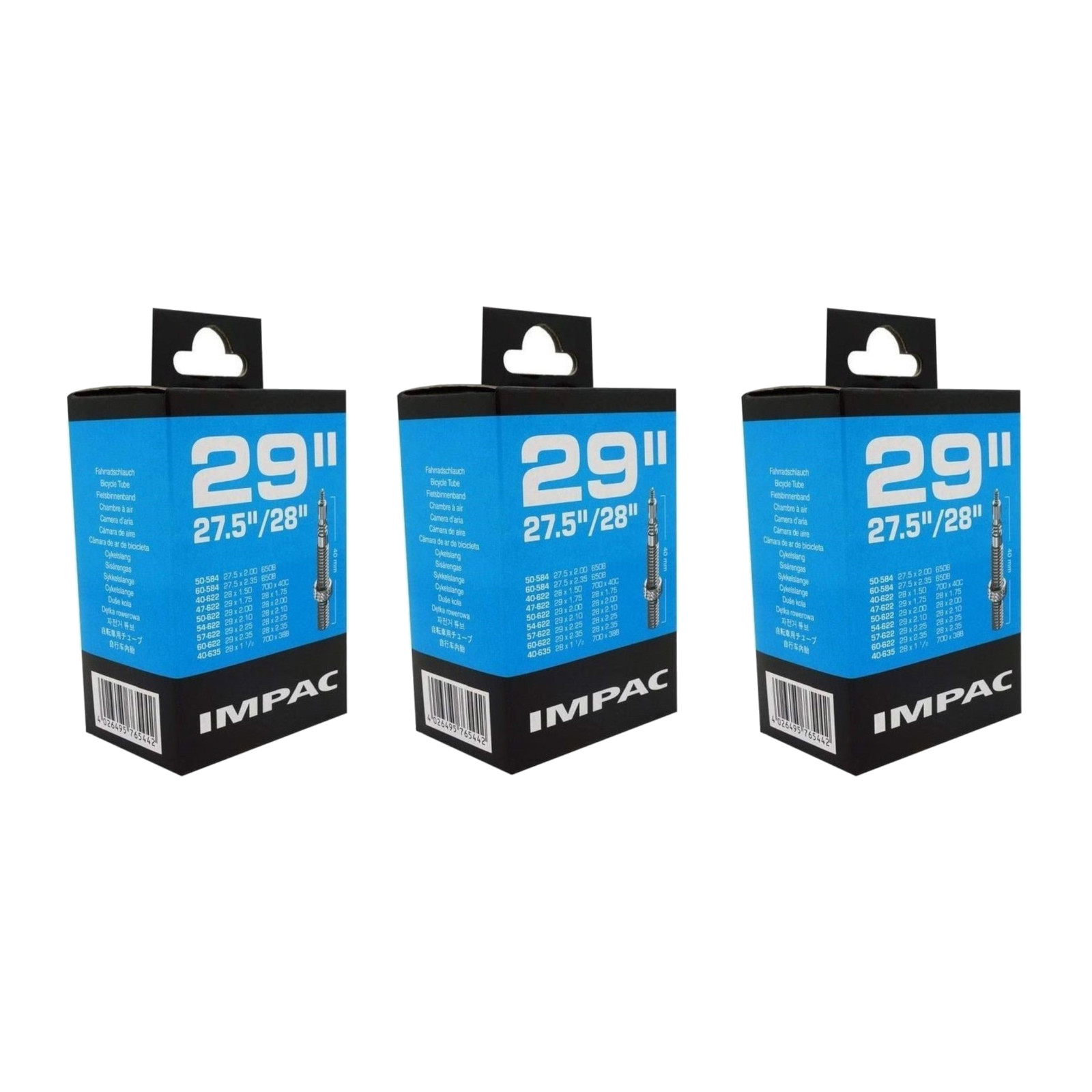 Impac SV29 29 x 1.75/2.35 (442/093) 29 Inch Presta Valve Bike Inner Tube