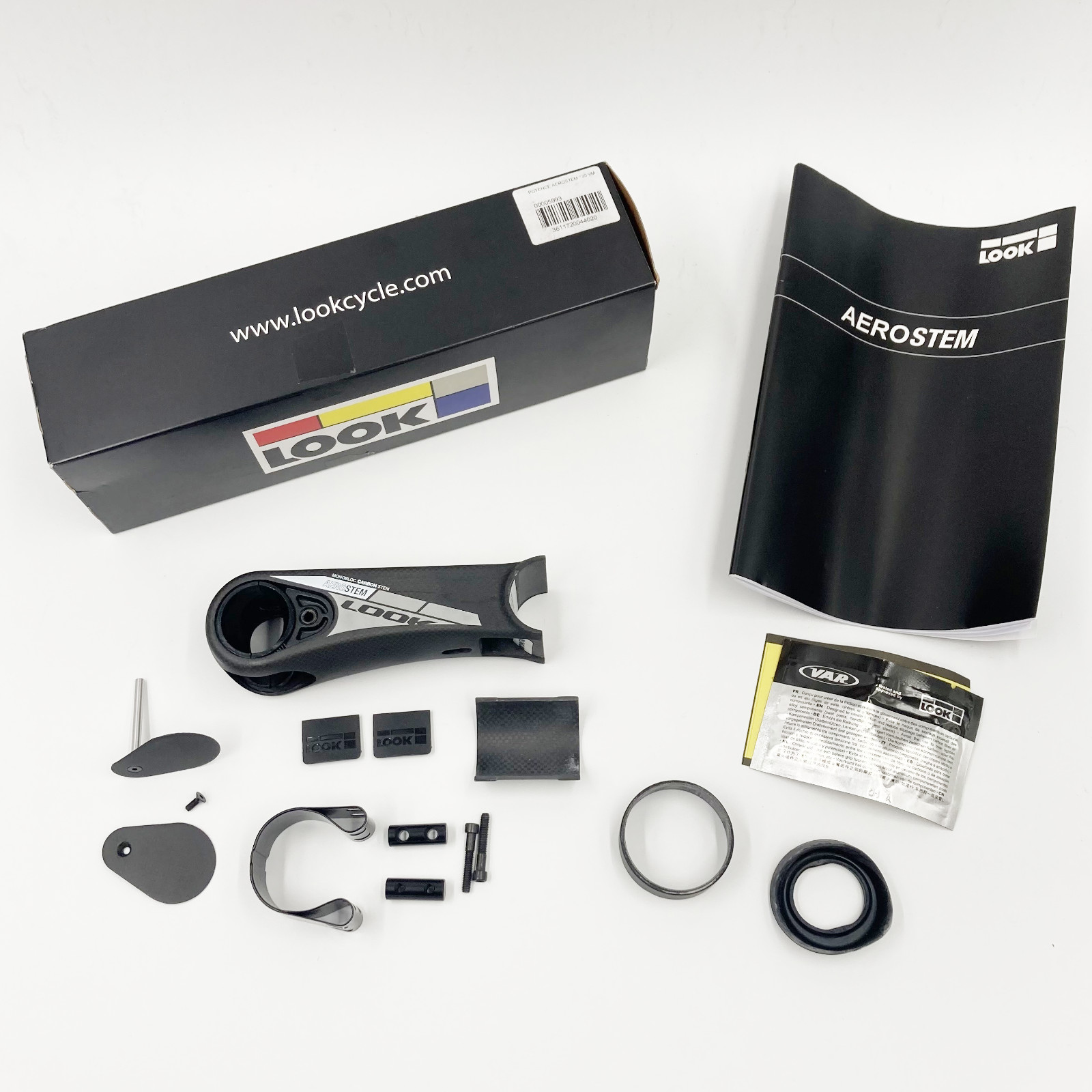 Look Aerostem Carbon Monobloc Lightweight Road Racing Bike Stem 31.8 x 90-120mm - Picture 10 of 21