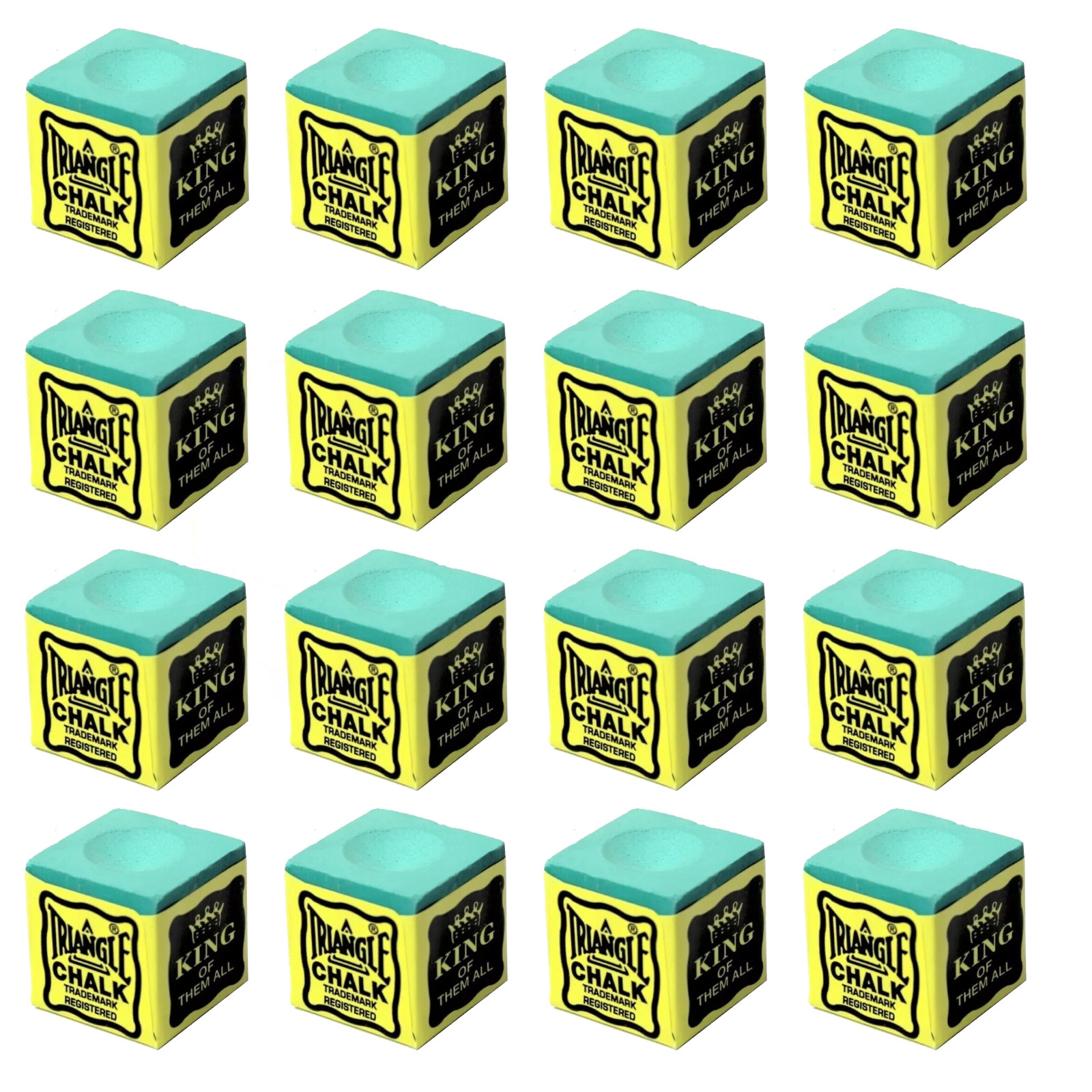 Tweeten Triangle Chalk Green Snooker Pool Billiards Accessory