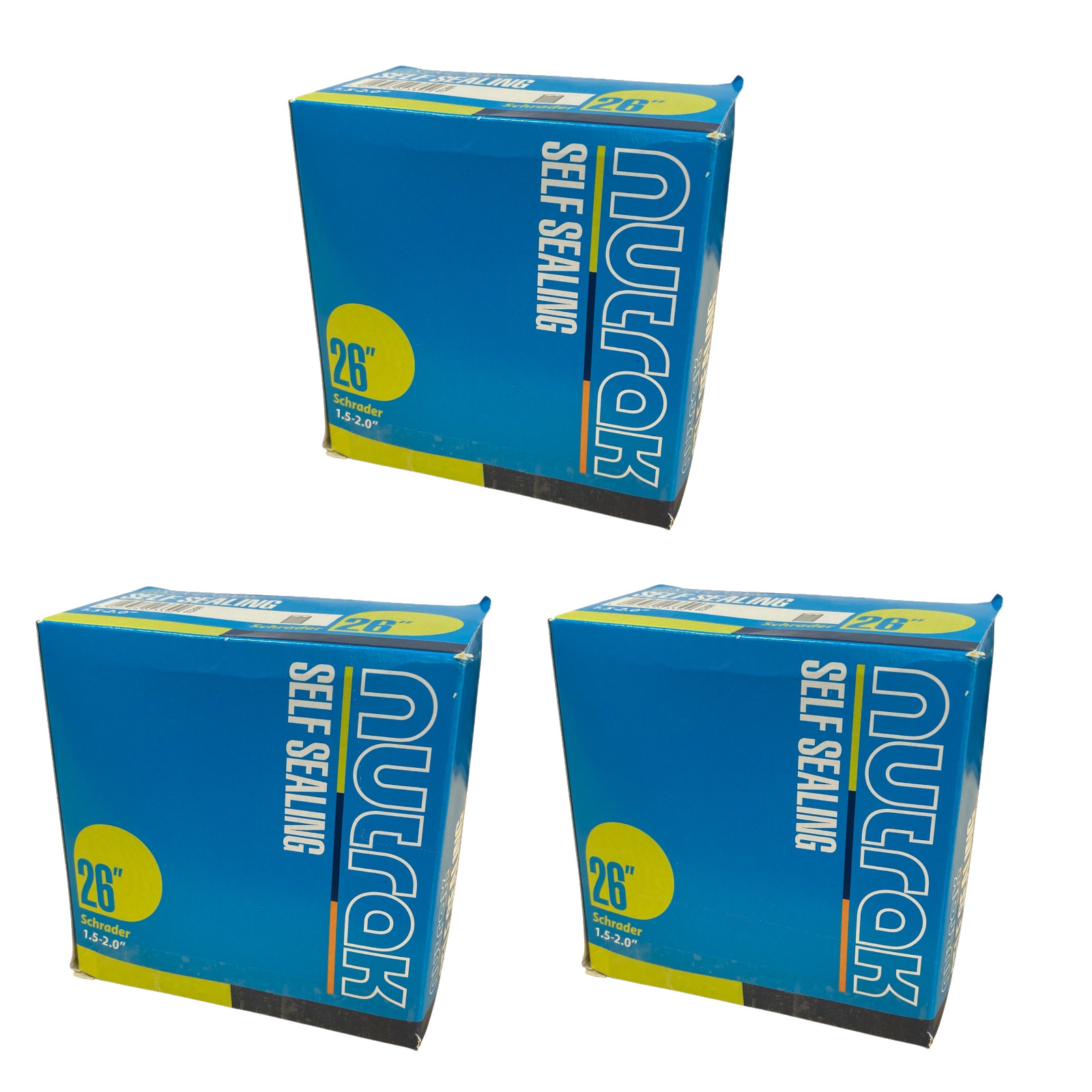 Nutrak 26 x 1.5 - 2.0 Self-Sealing 26 Inch Schrader Valve Bike Inner Tube