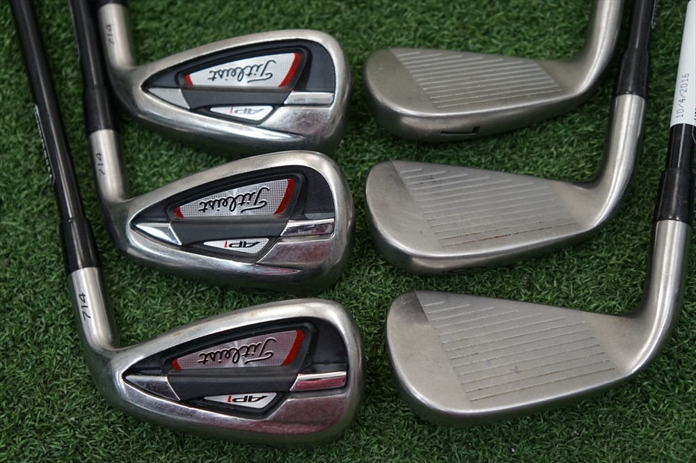 Titleist AP1 714 5PW Irons Graphite Lite Flex Iron Set Very Good