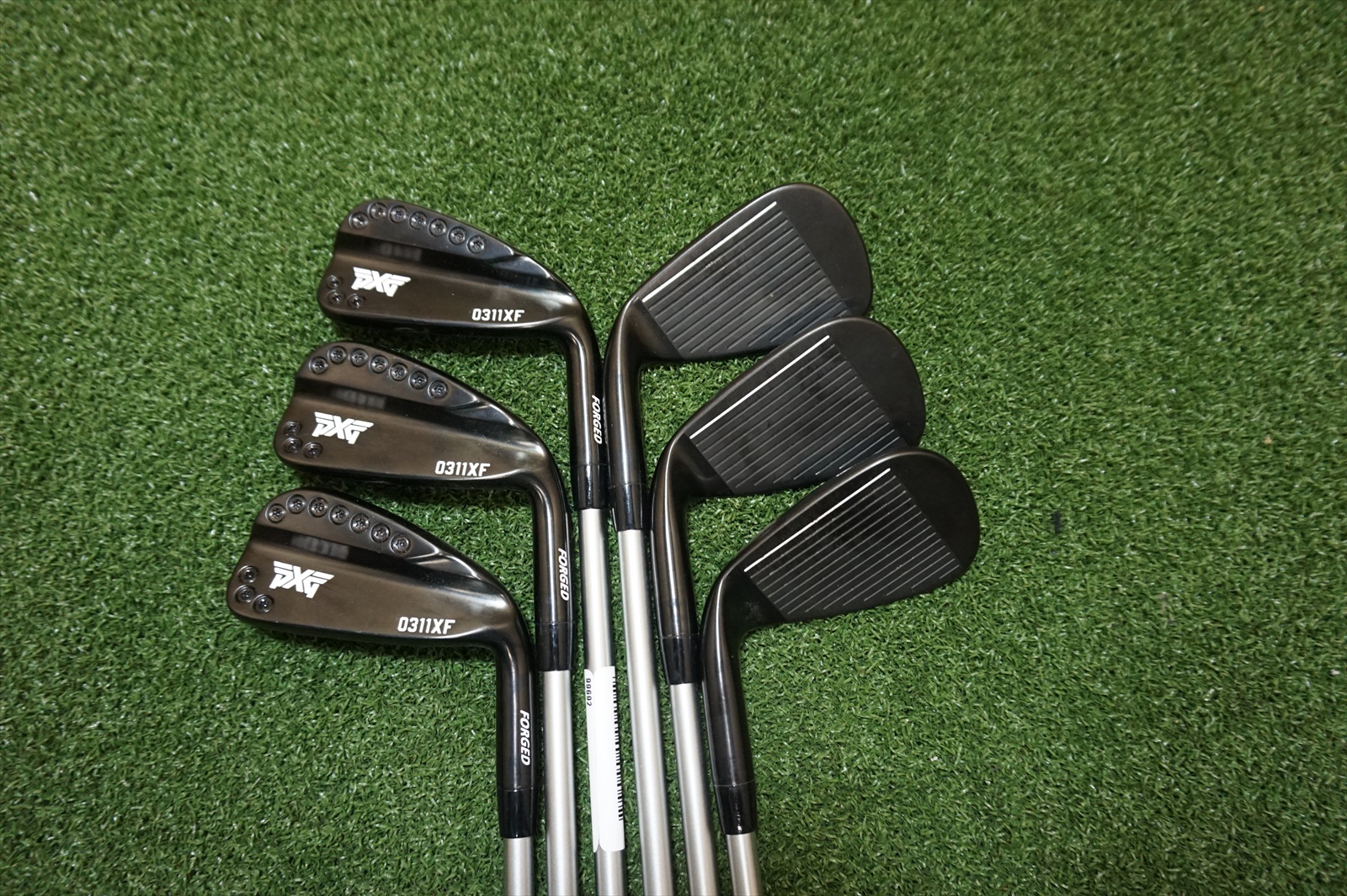 PXG 0311XF Xtreme Dark 5PW Irons KBS Steel Stiff Flex Iron Set 527225