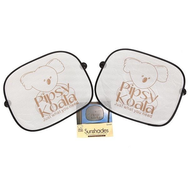 1 Black and White, 2 - Pack Clippasafe Fun Sun Screens