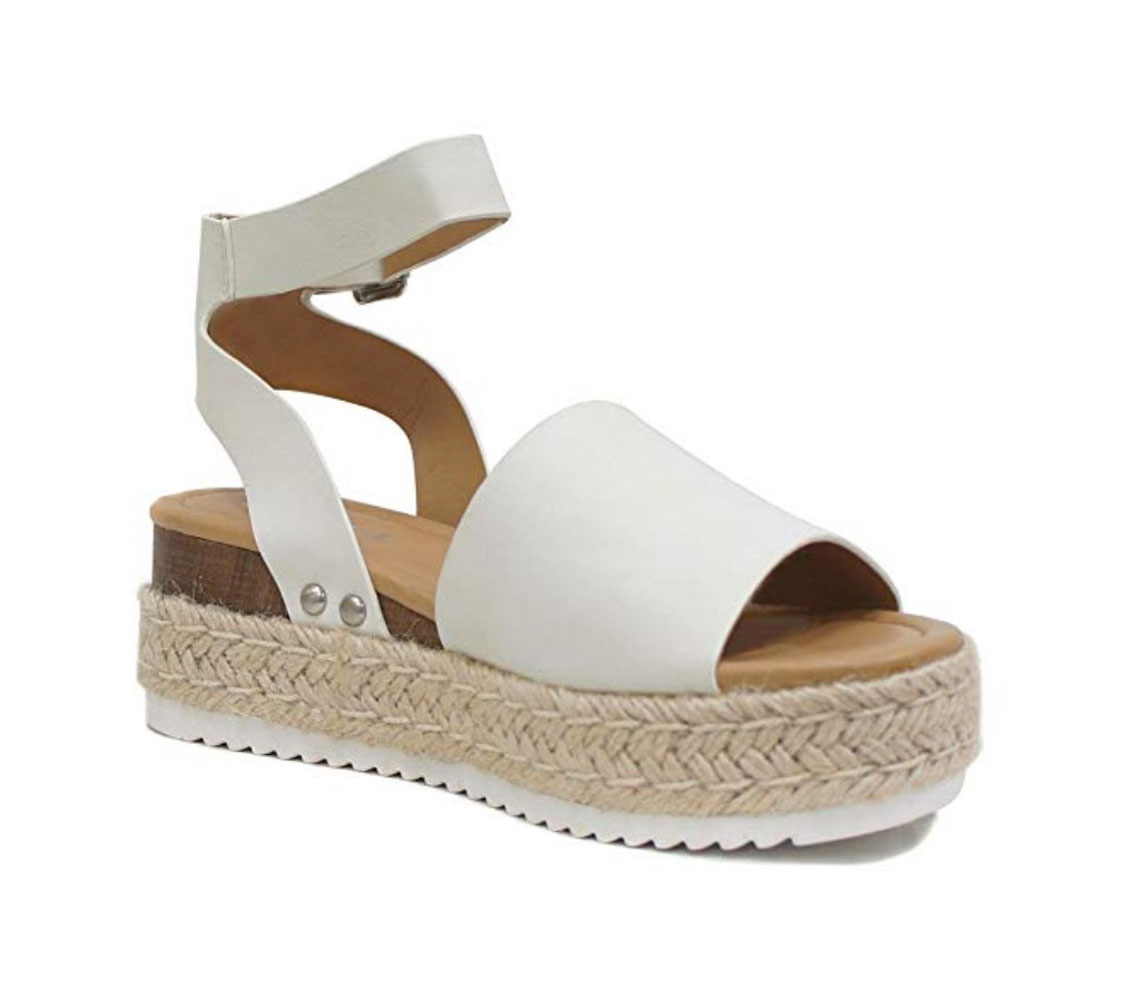 soda topic white womens espadrille flatform sandals