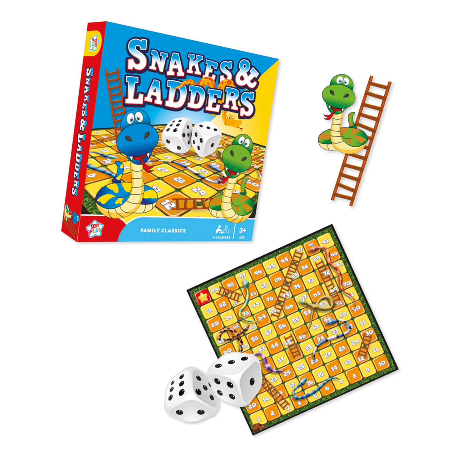 Snakes and Ladders Board Game for 2 to 6 Players for sale online | eBay