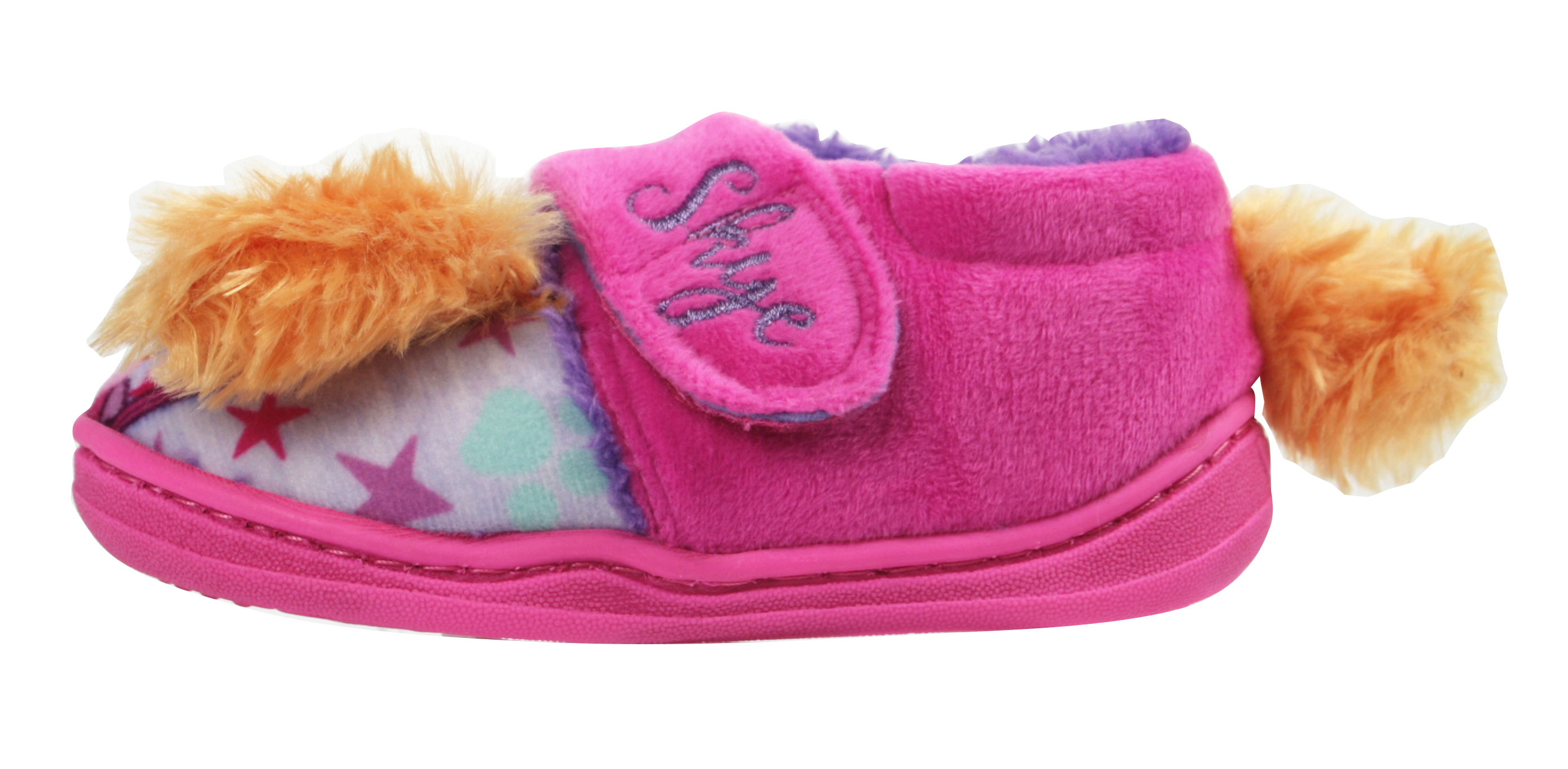 Hey Doggie Girls Soft Touch Pink Low Top Slippers UK Sizes Child 5-10