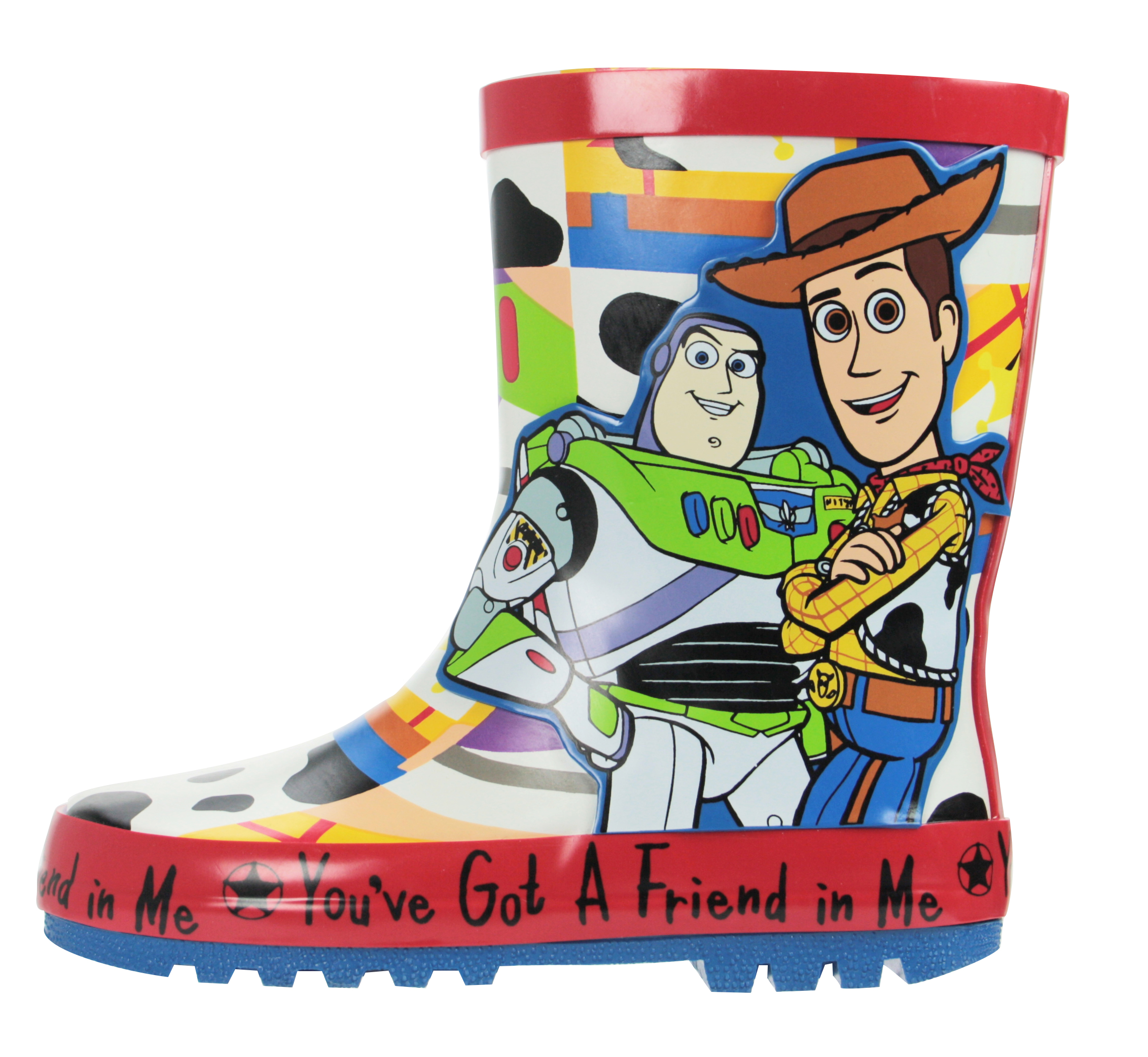 Toy Story Woody Boys Blue /& Red Low Top Slippers UK Sizes Child 6-12