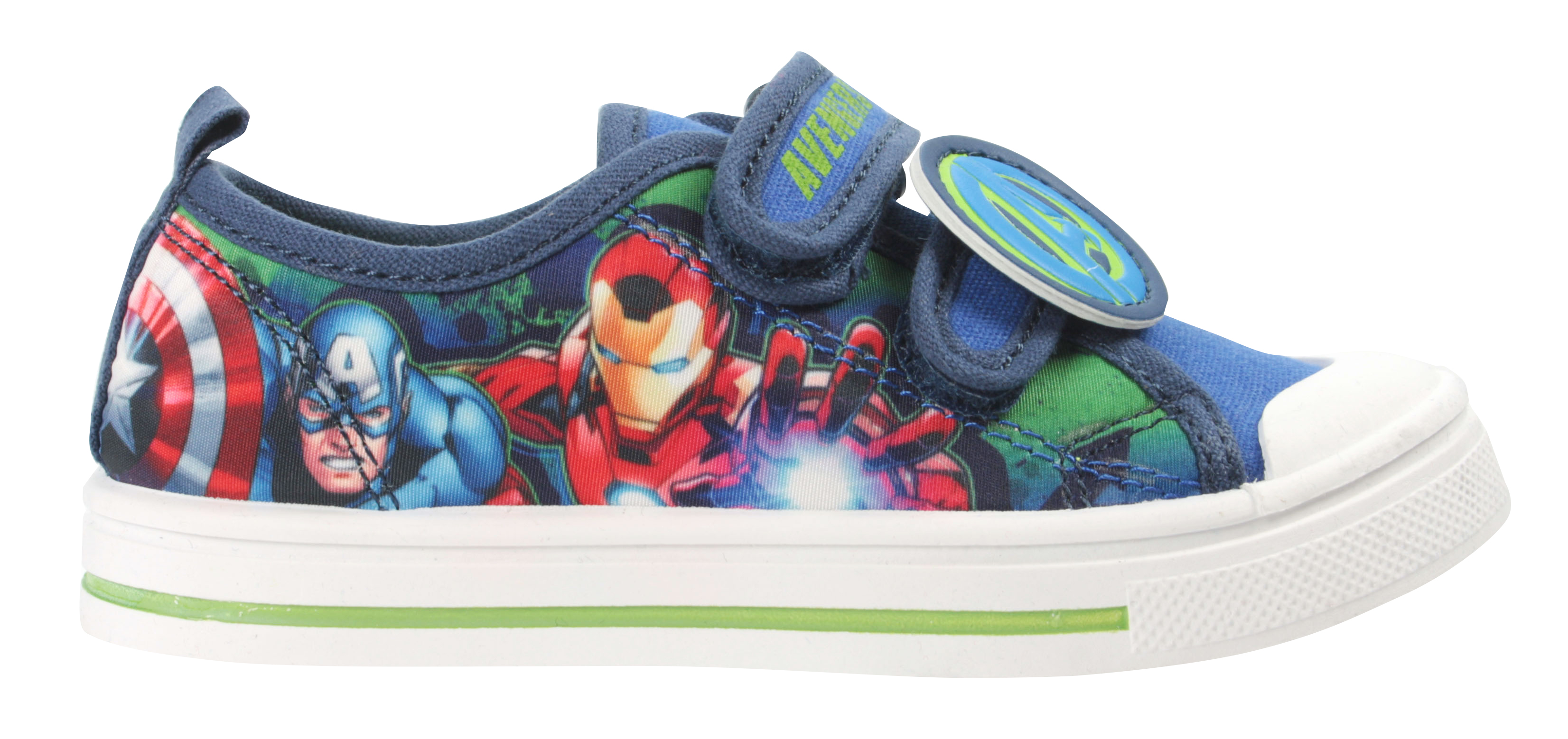 Marvel Avengers Boys Protector Casual Low Top Trainers Blue UK Sizes Child 8-2