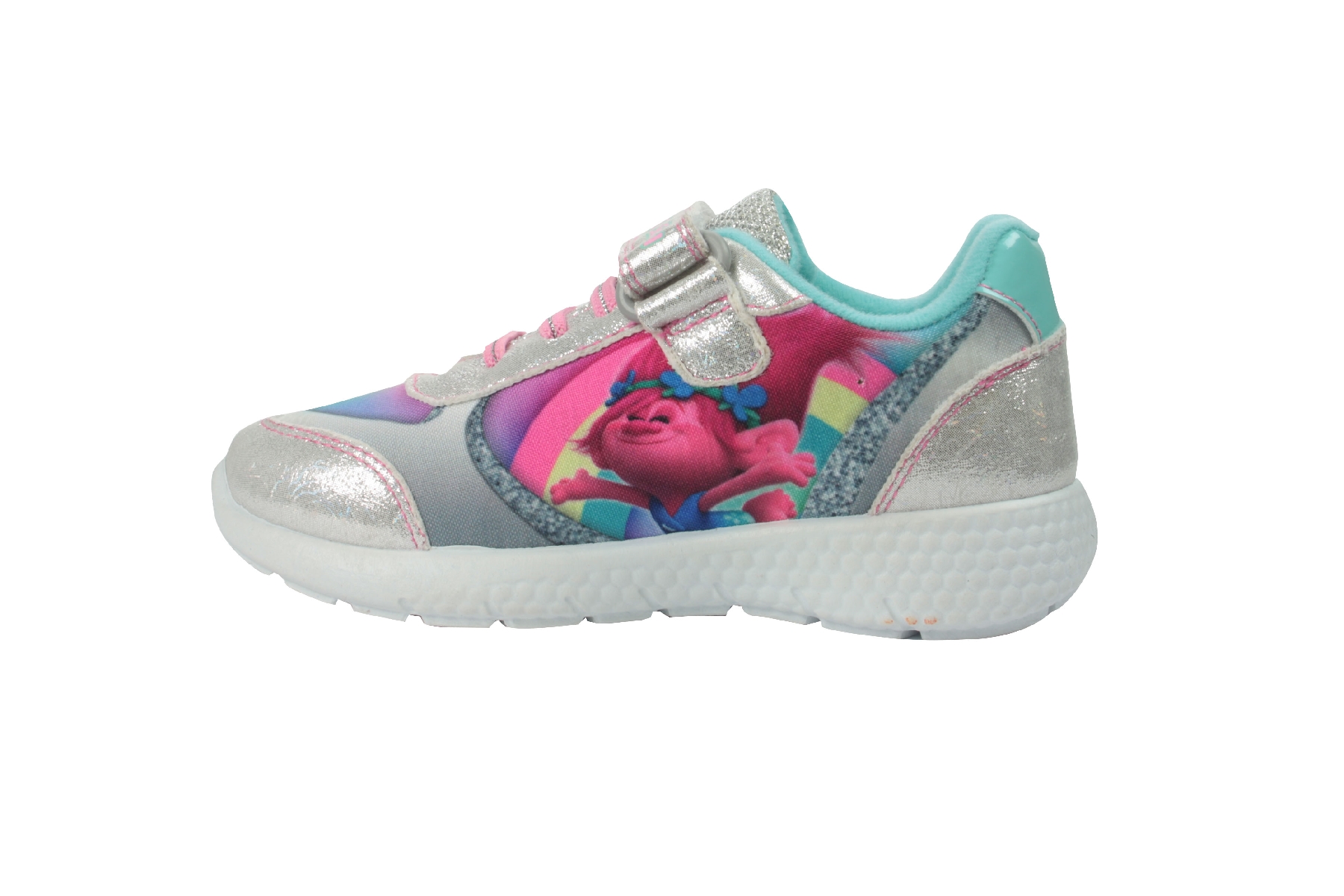 Girls Shopkins Navy /& Pink Canvas Trainers Sport Shoes Hook /& Loop Various Sizes