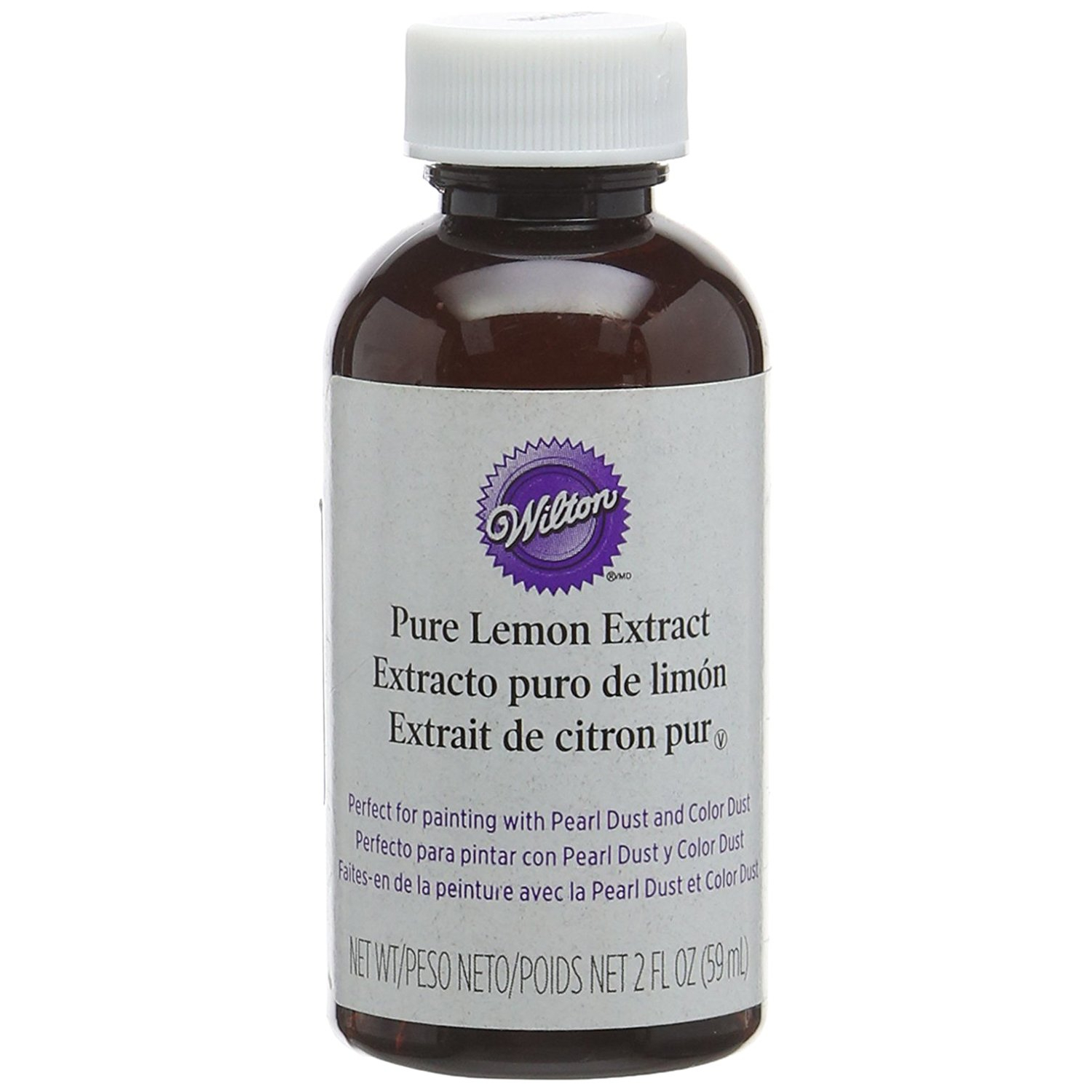 Wilton 2235 PURE LEMON Clear Extract No Color Cake Baking Decorating Flavouring