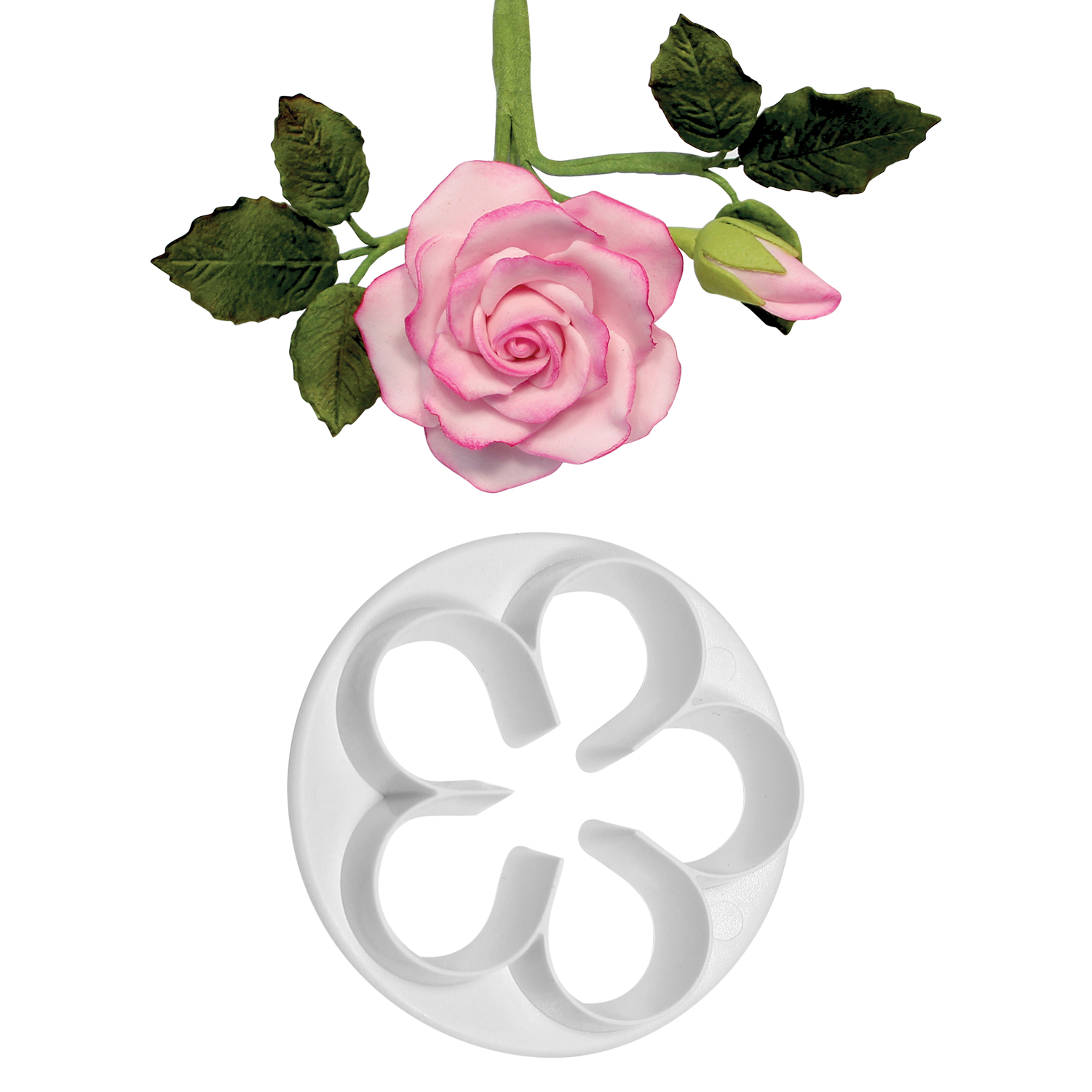 PME 5 PETAL FLOWER Plastic Cut Out Cutter for Sugarcraft Icing Cake