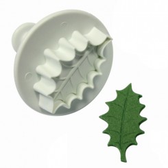 PME VEINED HOLLY LEAF Sugarpaste Icing Plunger Cutter for Cake Decorating Craft - Picture 5 of 8