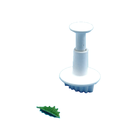 PME VEINED HOLLY LEAF Sugarpaste Icing Plunger Cutter for Cake Decorating Craft - Picture 2 of 8