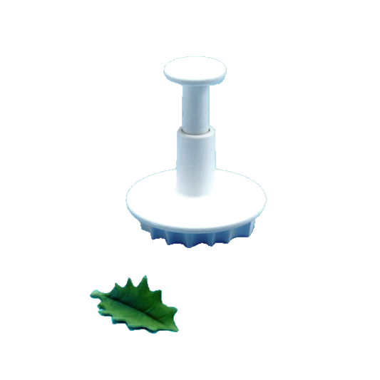 PME VEINED HOLLY LEAF Sugarpaste Icing Plunger Cutter for Cake Decorating Craft - Picture 3 of 8