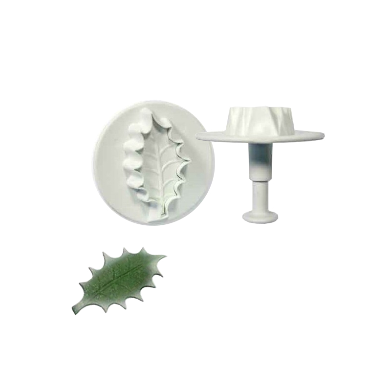 PME VEINED HOLLY LEAF Sugarpaste Icing Plunger Cutter for Cake Decorating Craft - Picture 7 of 8