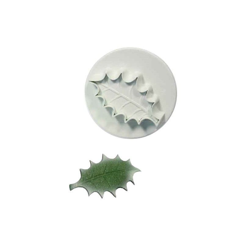PME VEINED HOLLY LEAF Sugarpaste Icing Plunger Cutter for Cake Decorating Craft - Picture 8 of 8